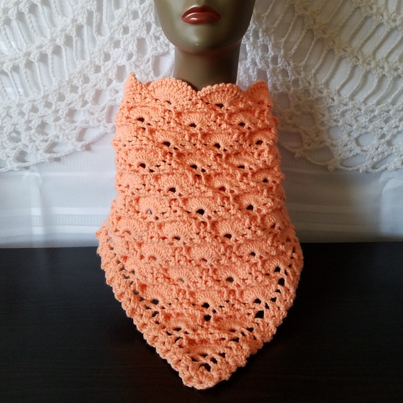 Crochet, Ascot, Scarf, Cowl - Picture 4 of 8